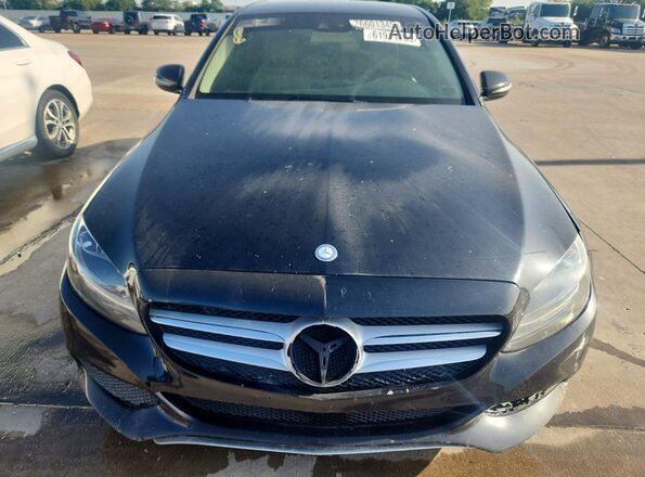 55SWF4JB9HU197021 2017 MERCEDES-BENZ C Black Вид спереду