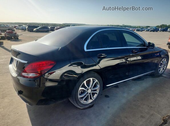 55SWF4JB9HU197021 2017 MERCEDES-BENZ C Black Задня права чверть