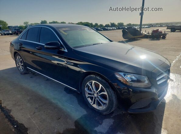 55SWF4JB9HU197021 2017 MERCEDES-BENZ C Black Передня права чверть