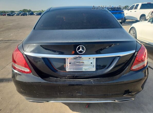 55SWF4JB9HU197021 2017 MERCEDES-BENZ C Black Вид ззаду