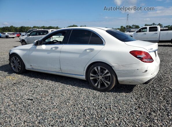 55SWF4JB9JU239693 2018 MERCEDES-BENZ C White Rear left