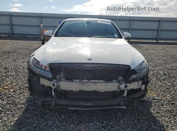 55SWF4JB9JU239693 2018 MERCEDES-BENZ C White Front view