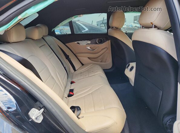 55SWF4JB9JU240701 2018 MERCEDES-BENZ C Black Вид задніх сидінь