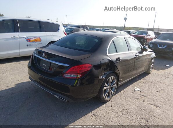 55SWF4JB9JU251732 2018 MERCEDES-BENZ C-CLASS Black Задня права чверть