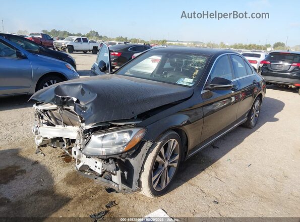 55SWF4JB9JU251732 2018 MERCEDES-BENZ C-CLASS Black Передня ліва чверть