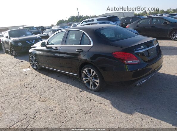 55SWF4JB9JU251732 2018 MERCEDES-BENZ C-CLASS Black Задня ліва чверть