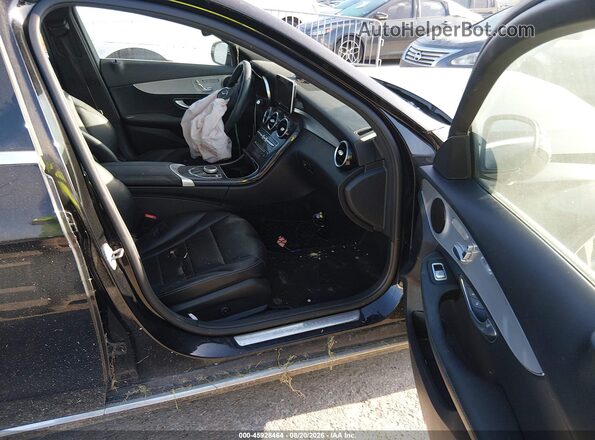 55SWF4JB9JU251732 2018 MERCEDES-BENZ C-CLASS Black Вид салону спереду