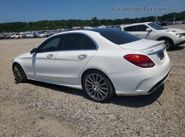 55SWF4JBXGU098903 2016 MERCEDES-BENZ C White Задня ліва чверть