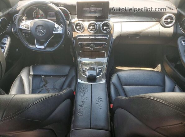 55SWF4JBXGU098903 2016 MERCEDES-BENZ C White Вид панелі приладів