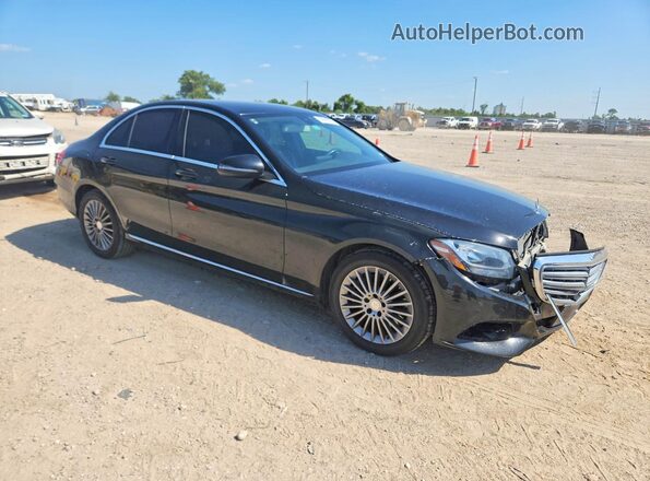 55SWF4JBXGU108801 2016 MERCEDES-BENZ C Black Przód prawy