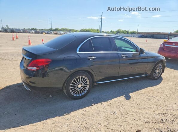 55SWF4JBXGU108801 2016 MERCEDES-BENZ C Black Tył prawy