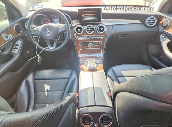 55SWF4JBXGU108801 2016 MERCEDES-BENZ C Black Widok deski rozdzielczej