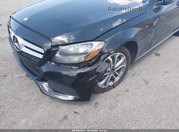 55SWF4JBXGU114811 2016 MERCEDES-BENZ C-CLASS Black Դիմացի տեսք