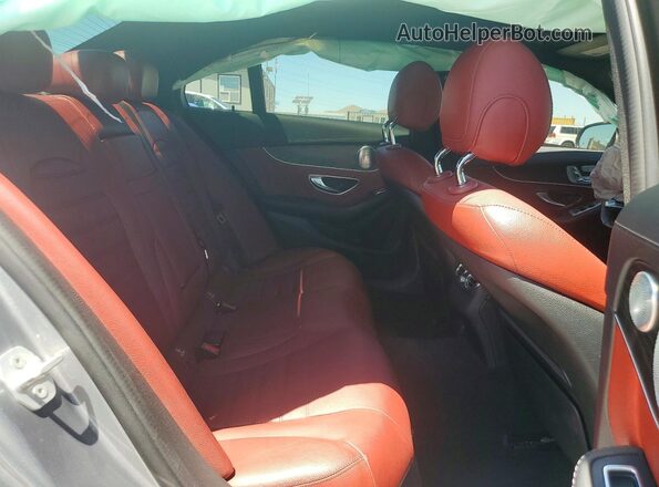 55SWF4JBXGU133116 2016 MERCEDES-BENZ C Серый Вид задних сидений
