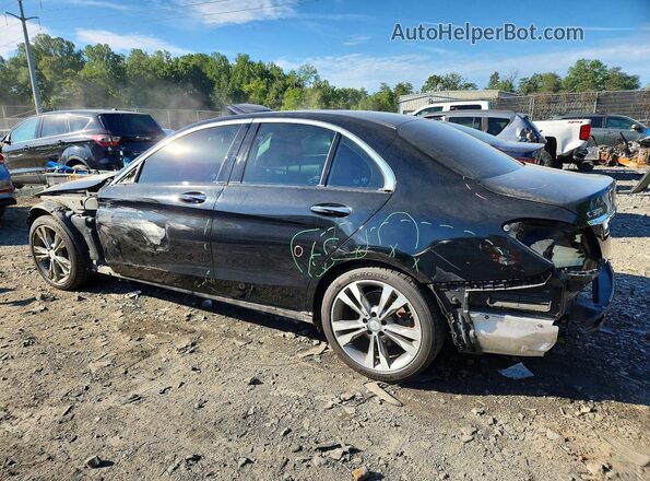55SWF4JBXHU181264 2017 MERCEDES-BENZ C Черный Задняя левая четверть