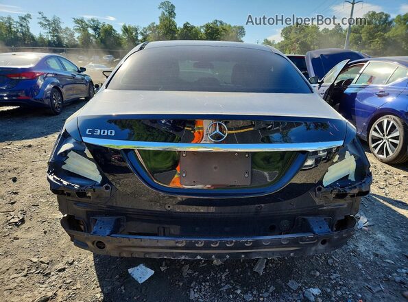 55SWF4JBXHU181264 2017 MERCEDES-BENZ C Черный Вид сзади