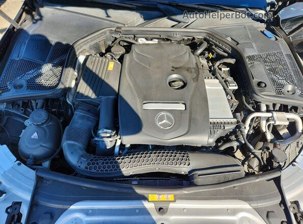 55SWF4JBXHU181264 2017 MERCEDES-BENZ C Черный Вид задней части салона