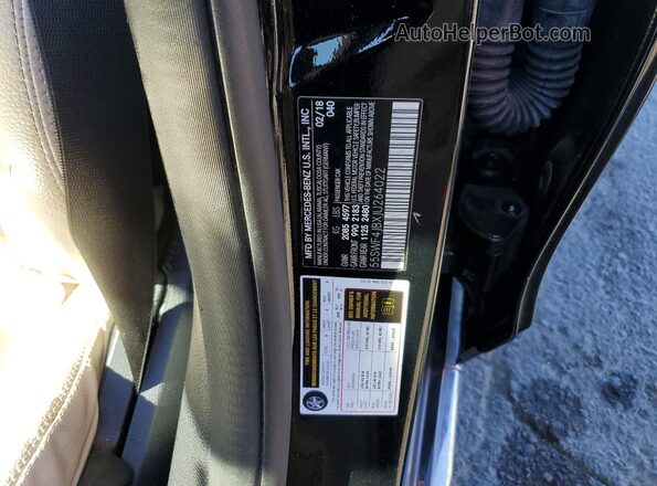 55SWF4JBXJU264022 2018 MERCEDES-BENZ C Black Вид підкапотного простору