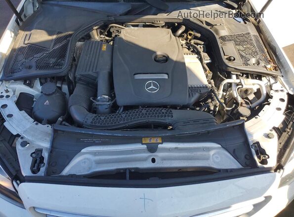 55SWF4JBXJU268894 2018 MERCEDES-BENZ C White Вид задньої частини салону