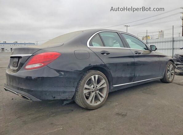 55SWF4JBXJU273402 2018 MERCEDES-BENZ C Black უკანა მარჯვენა
