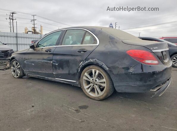 55SWF4JBXJU273402 2018 MERCEDES-BENZ C Black უკანა მარცხენა