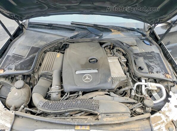 55SWF4JBXJU273402 2018 MERCEDES-BENZ C Black უკანა სალონის ხედი