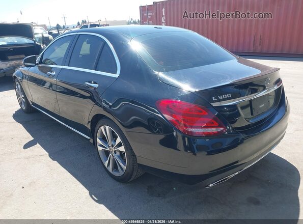55SWF4JBXJU275778 2018 MERCEDES-BENZ C-CLASS Black Rear left