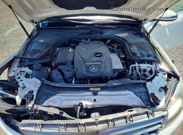 55SWF4KB0GU098259 2016 MERCEDES-BENZ C White Вид задньої частини салону