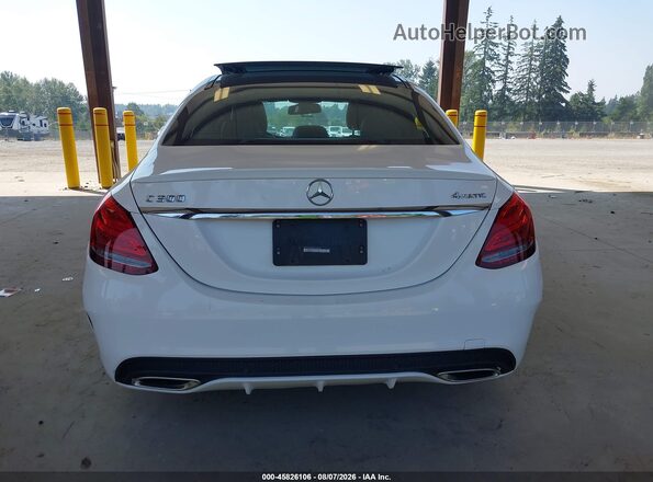 55SWF4KB0GU108045 2016 MERCEDES-BENZ C-CLASS White 