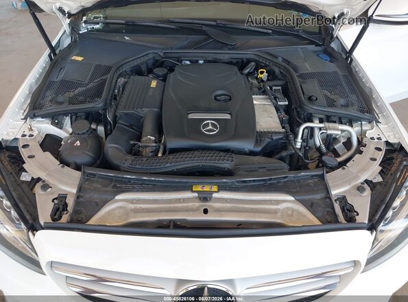 55SWF4KB0GU108045 2016 MERCEDES-BENZ C-CLASS White Widok z tyłu