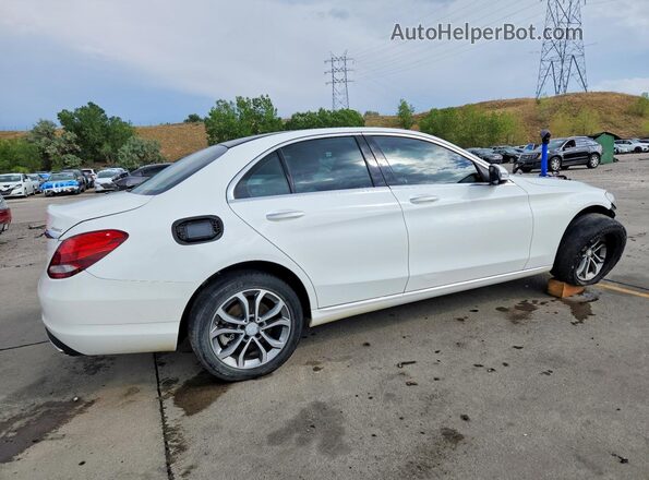 55SWF4KB0GU114508 2016 MERCEDES-BENZ C White Trasero derecho
