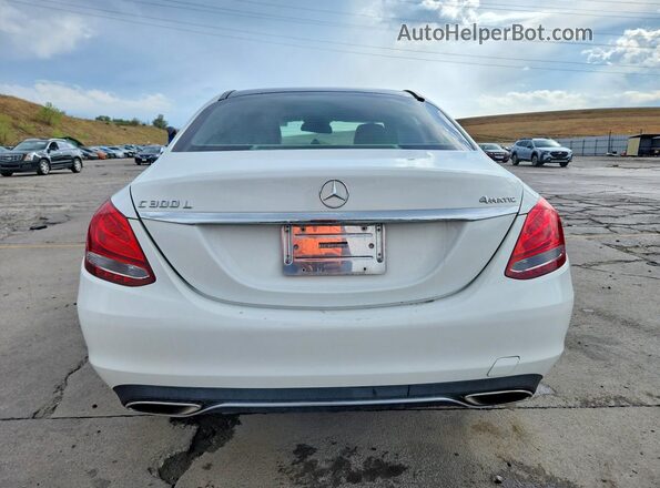55SWF4KB0GU114508 2016 MERCEDES-BENZ C White Vista trasera