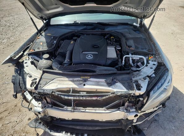 55SWF4KB0GU125637 2016 MERCEDES-BENZ C Silver Rear interior view