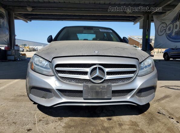55SWF4KB0GU136766 2016 MERCEDES-BENZ C Серебряный Вид спереди