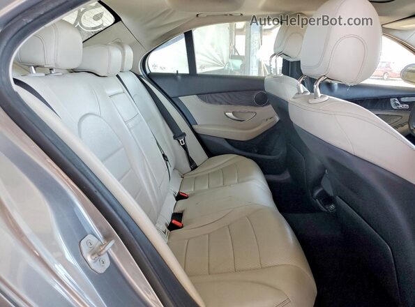 55SWF4KB0GU136766 2016 MERCEDES-BENZ C Серебряный Вид задних сидений