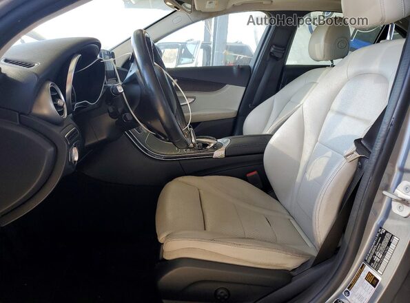55SWF4KB0GU136766 2016 MERCEDES-BENZ C Серебряный Вид салона спереди