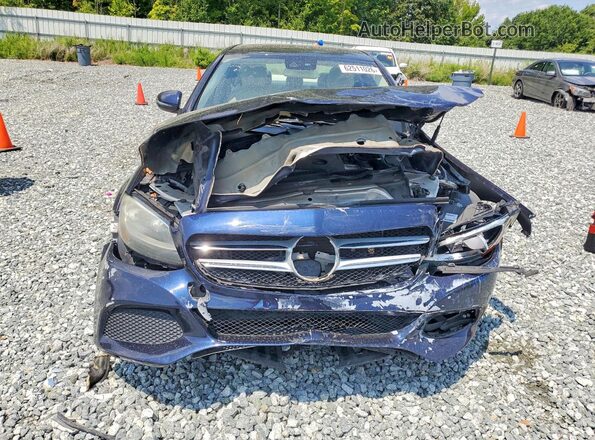 55SWF4KB0GU139053 2016 MERCEDES-BENZ C Синий Вид спереди