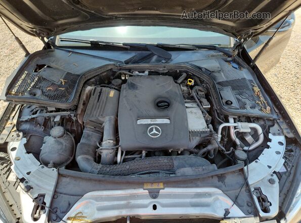 55SWF4KB0HU196290 2017 MERCEDES-BENZ C Black Vista interior trasera