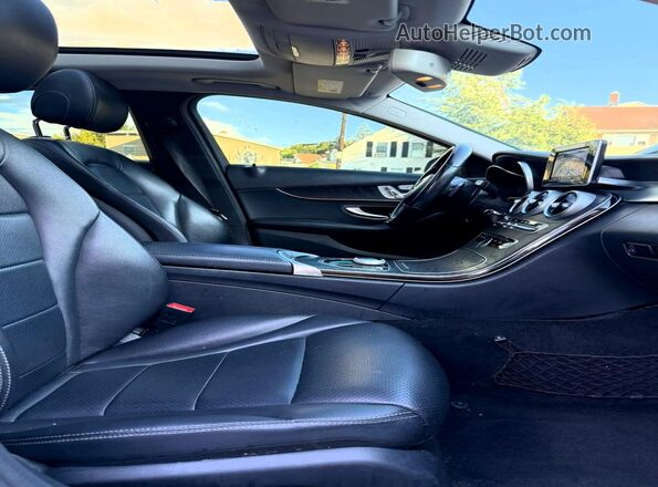 55SWF4KB0HU199626 2017 MERCEDES-BENZ C-CLASS Gray Սարքավորումների վահանակի տեսք