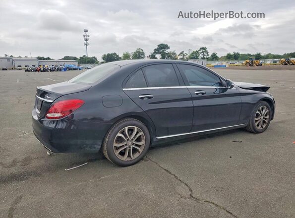 55SWF4KB0HU208941 2017 MERCEDES-BENZ C Black Передня права чверть