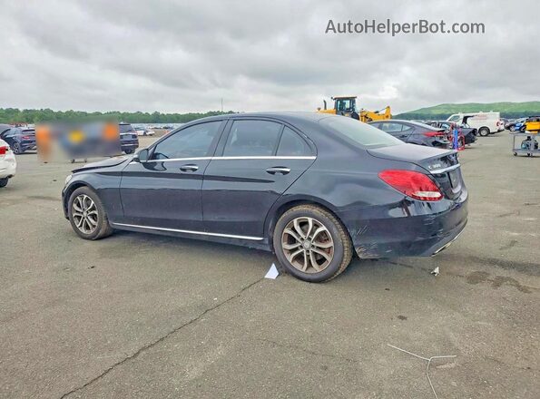 55SWF4KB0HU208941 2017 MERCEDES-BENZ C Black Задня права чверть