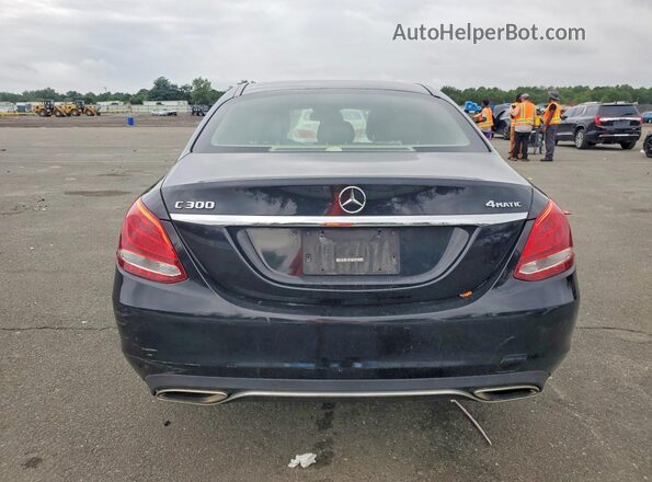 55SWF4KB0HU208941 2017 MERCEDES-BENZ C Black Вид салону спереду