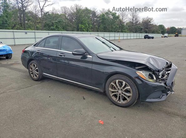 55SWF4KB0HU208941 2017 MERCEDES-BENZ C Black Вид спереду