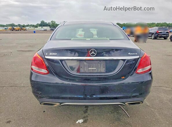 55SWF4KB0HU208941 2017 MERCEDES-BENZ C Black Вид панелі приладів