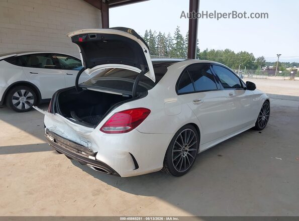 55SWF4KB0HU224721 2017 MERCEDES-BENZ C-CLASS White Հետևի աջ