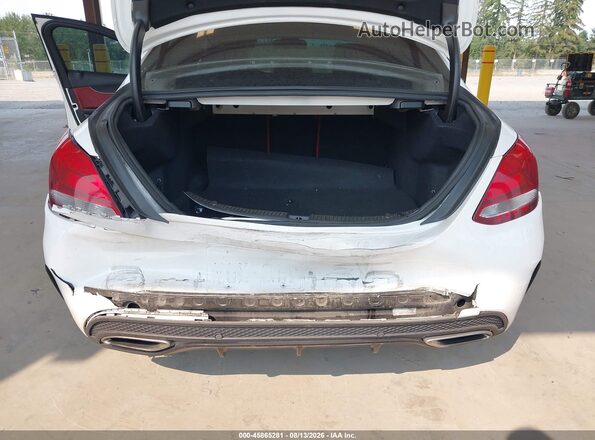 55SWF4KB0HU224721 2017 MERCEDES-BENZ C-CLASS White Դիմացի տեսք