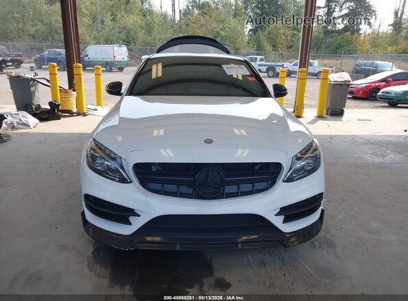 55SWF4KB0HU224721 2017 MERCEDES-BENZ C-CLASS White Սարքավորումների վահանակի տեսք