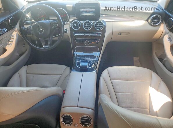 55SWF4KB1GU135139 2016 MERCEDES-BENZ C White Вид панелі приладів