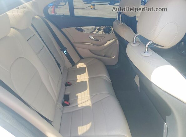 55SWF4KB1GU135139 2016 MERCEDES-BENZ C White Вид задніх сидінь