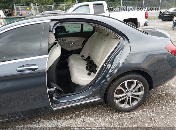 55SWF4KB1GU145427 2016 MERCEDES-BENZ C-CLASS Gray Widok z przodu